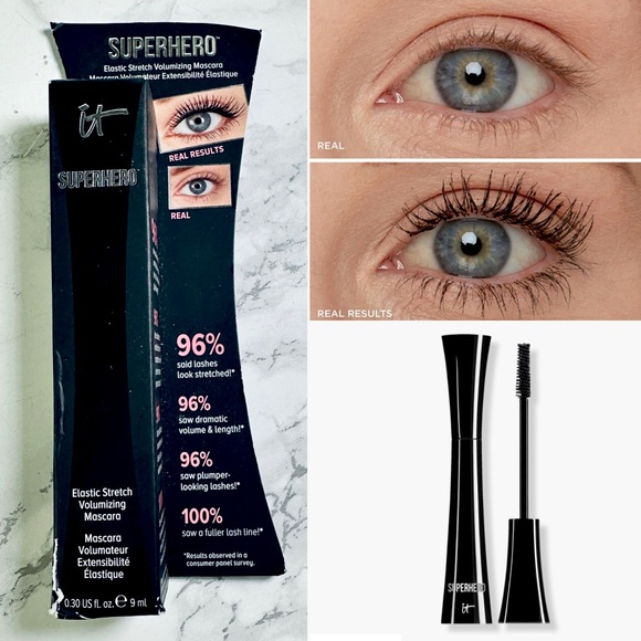 Superhero Elastic Stretch Volumizing & Lengthening Mascara - It cosmetics - Picture 1 of 11